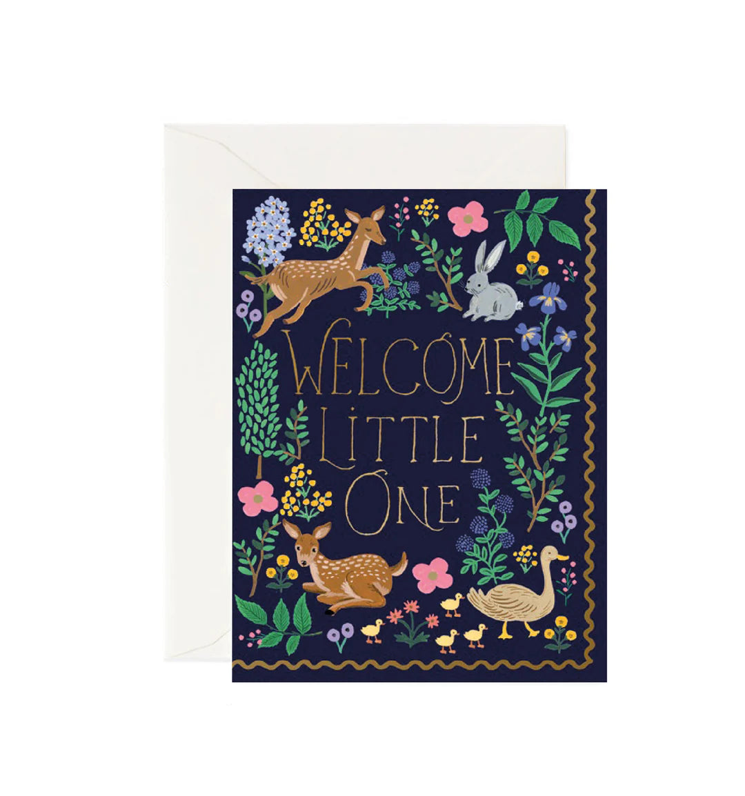 Welcome Little One New Baby card