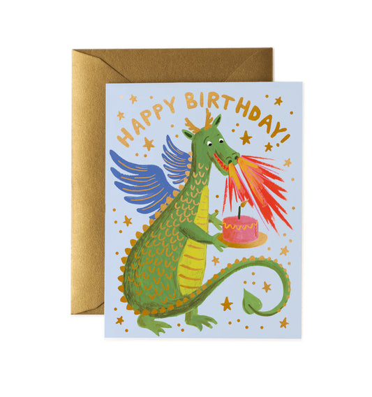 Birthday Dragon Card