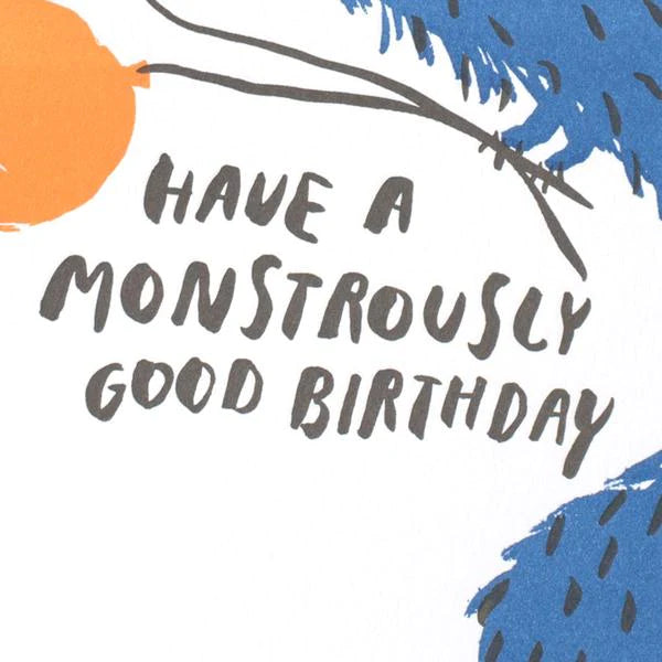 Monstrously Good Birthday Card