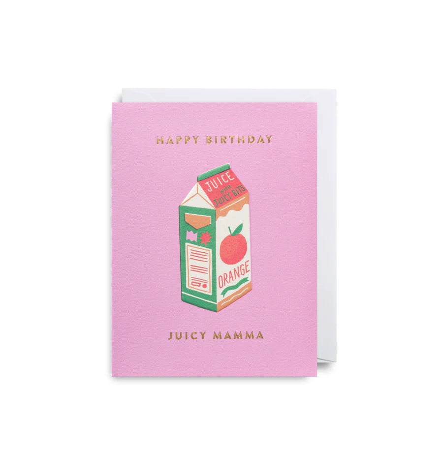 Juicy Mamma Mini Birthday Card