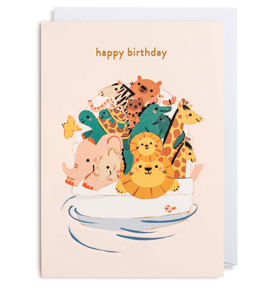 Noah’s Ark Birthday Card