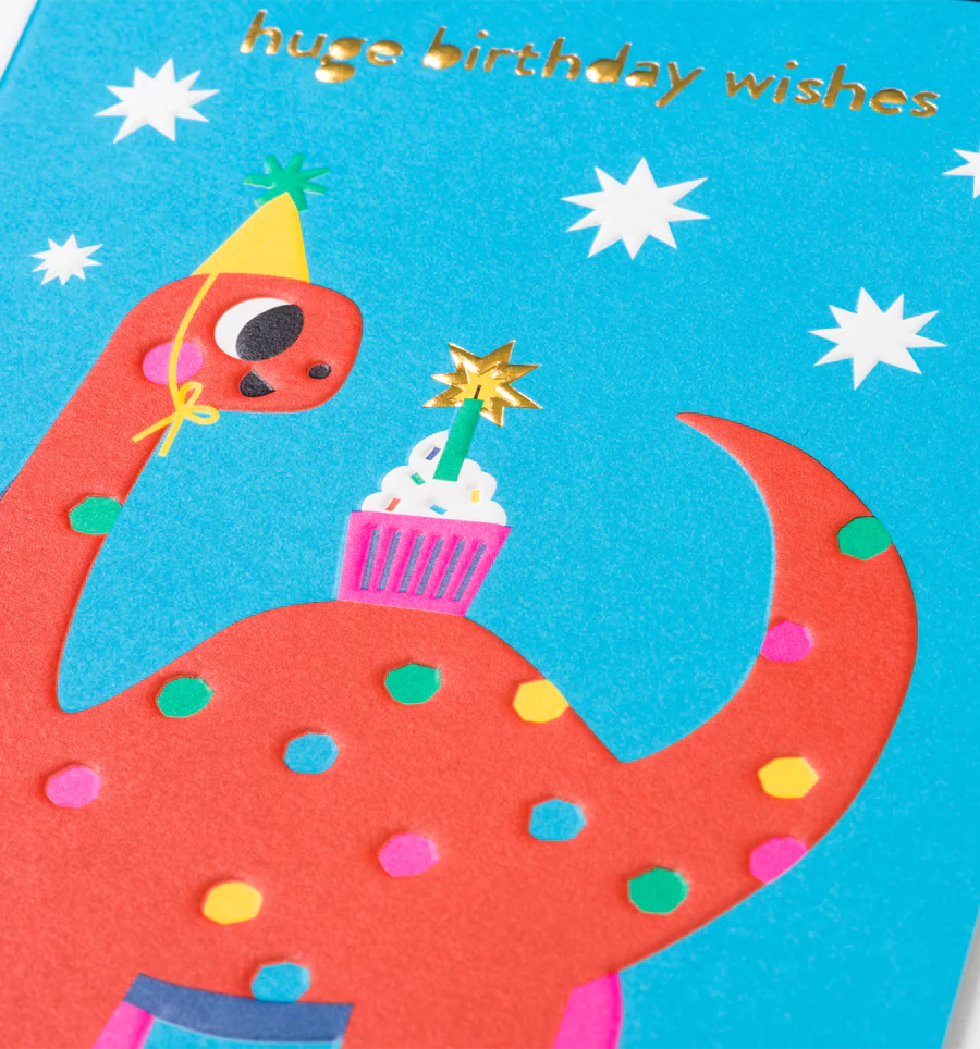 Cute dinosaur Birthday Card