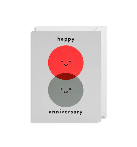 Happy Faces Mini Anniversary Card