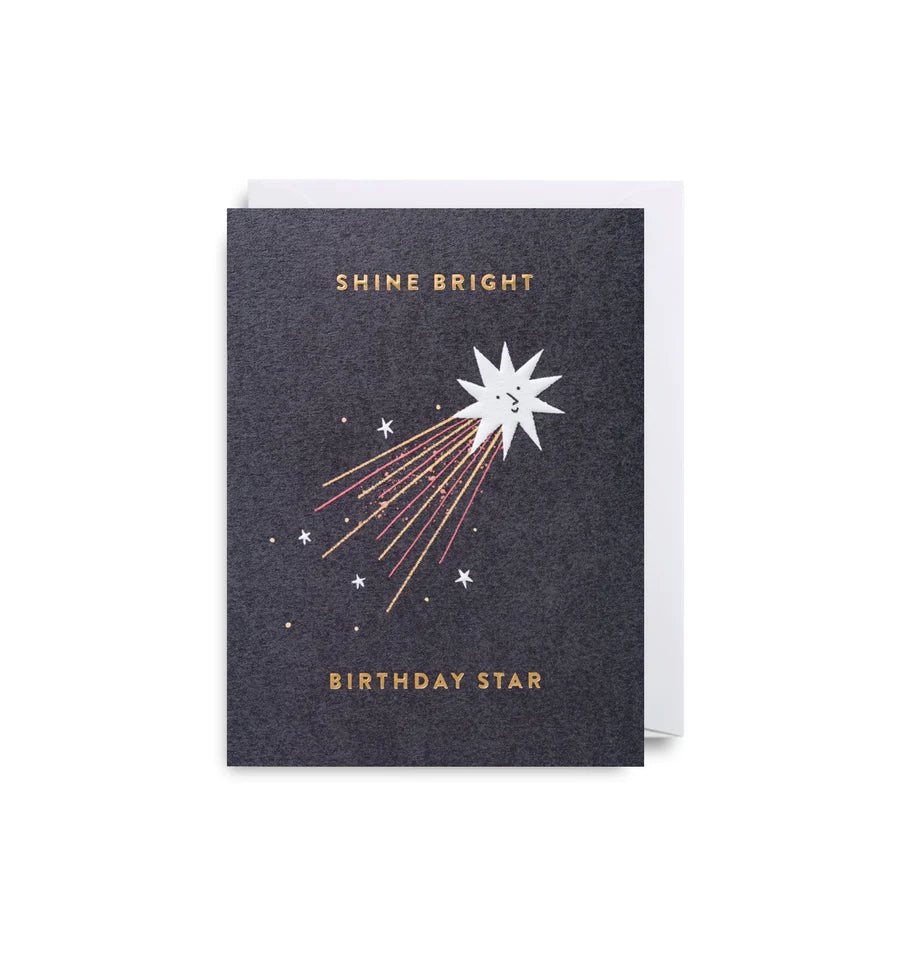 Shine Bright Mini Birthday Card