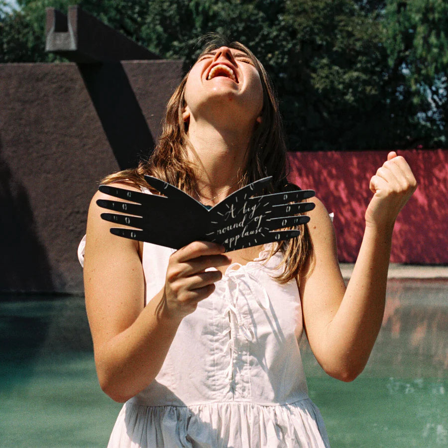 Round of Applause Pop-Up Card