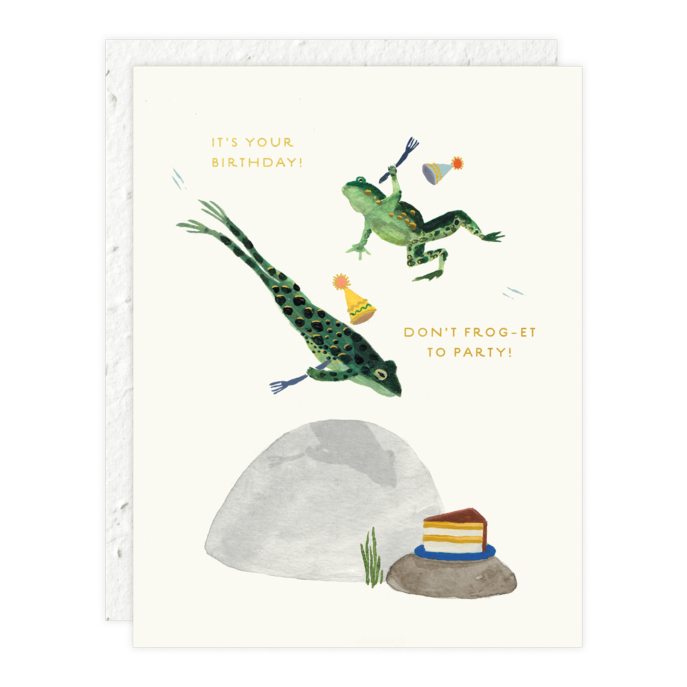 Don’t Froget to Have fun Plantable Seed Birthday Card