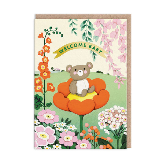 Welcome Baby Bear card
