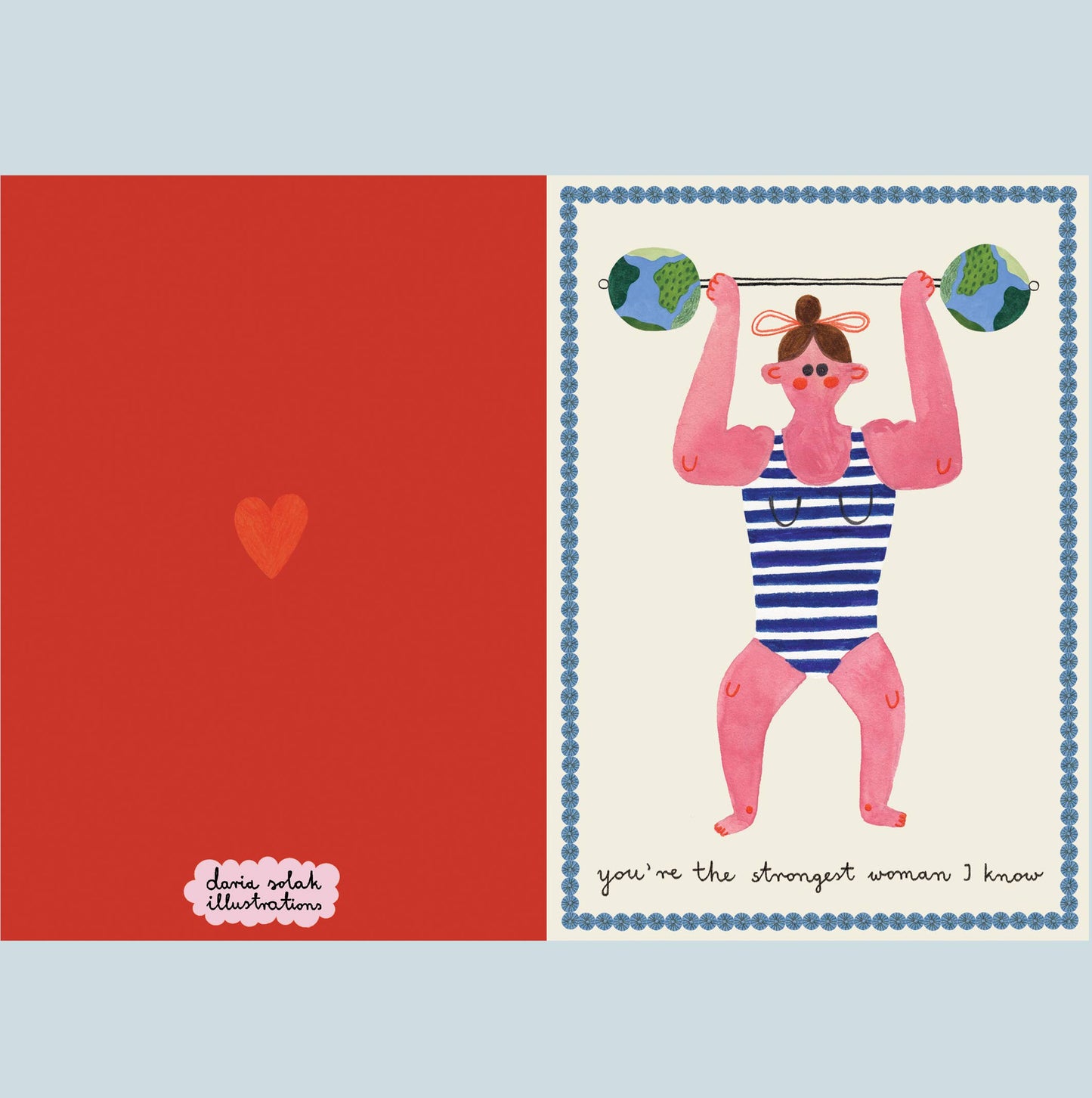 YOU'RE THE STRONGEST card