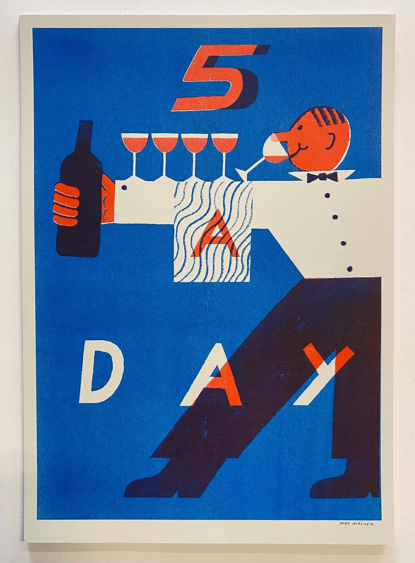 5 a Day riso print (A3)