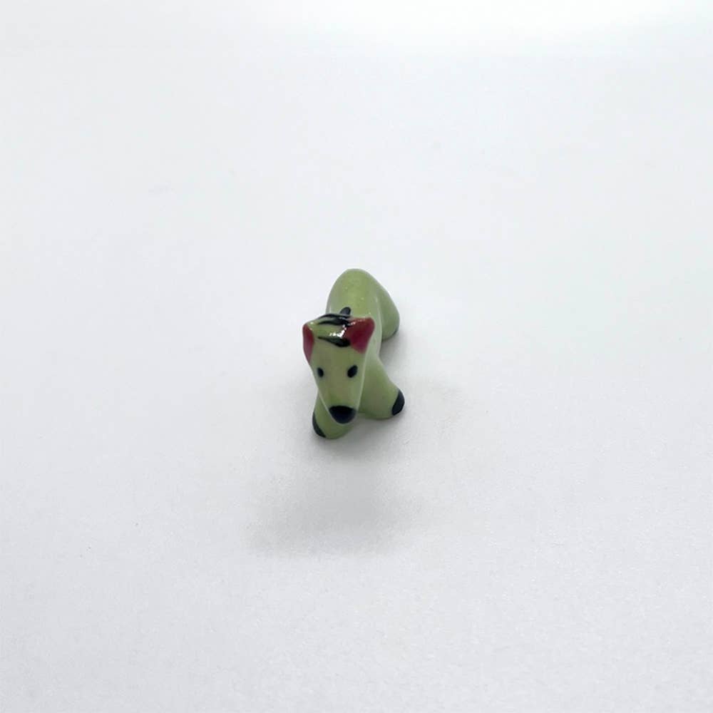 Mini Ceramic Figurines, Assorted Colour, Approx. 2cm: Sheep (#26)