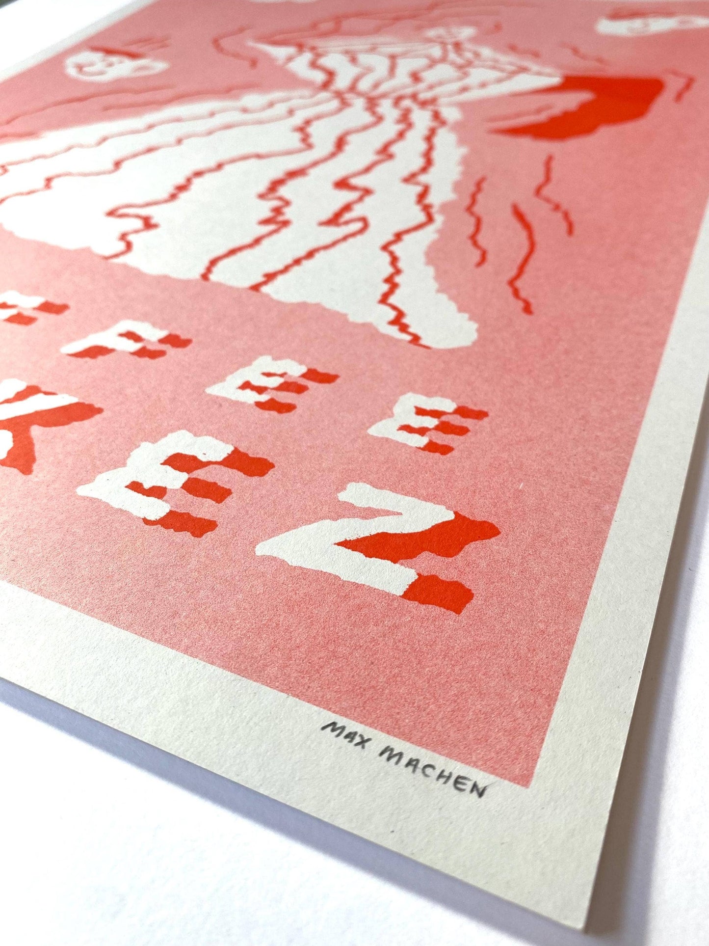 Coffee Shakez riso print (A3)