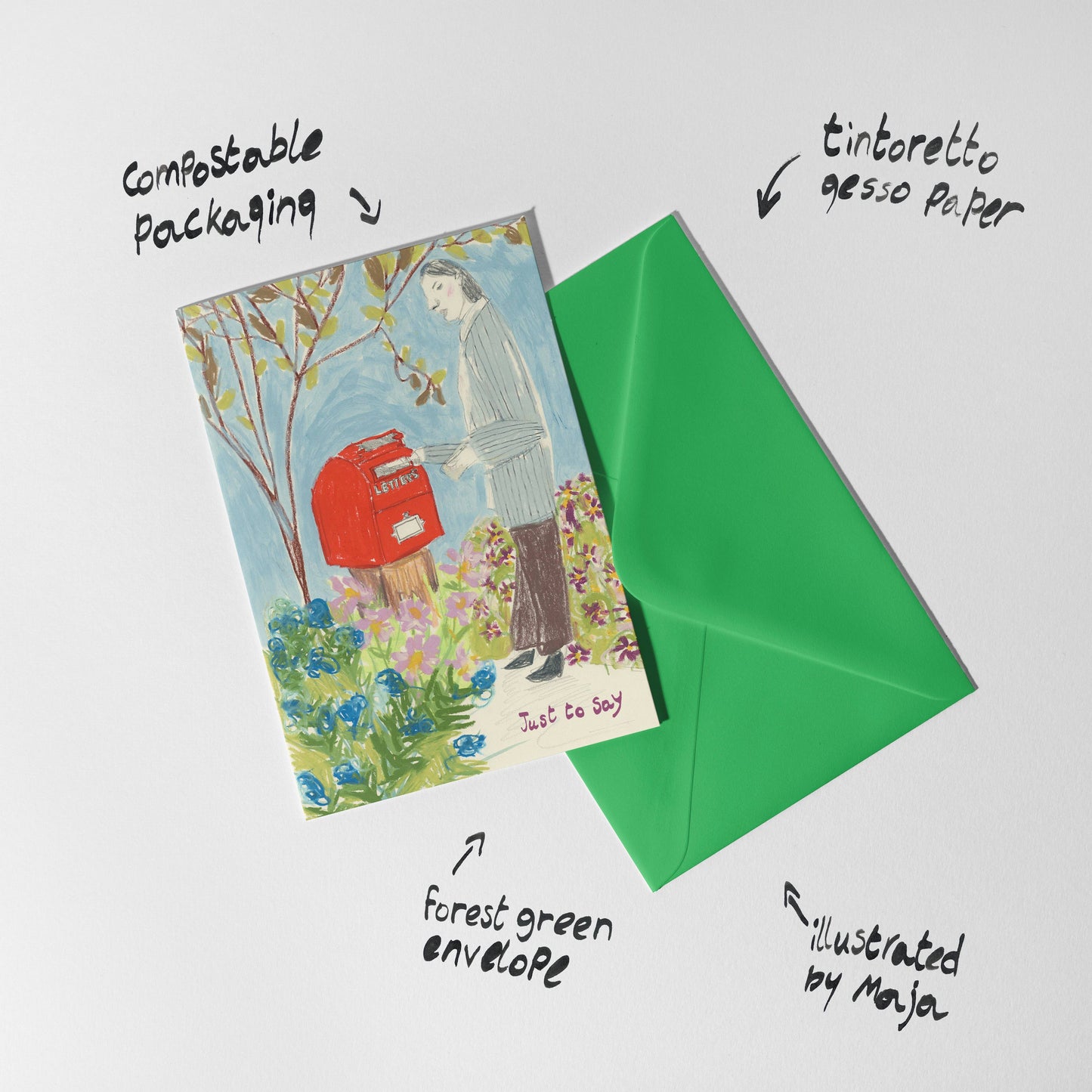 Just To Say A6 Card