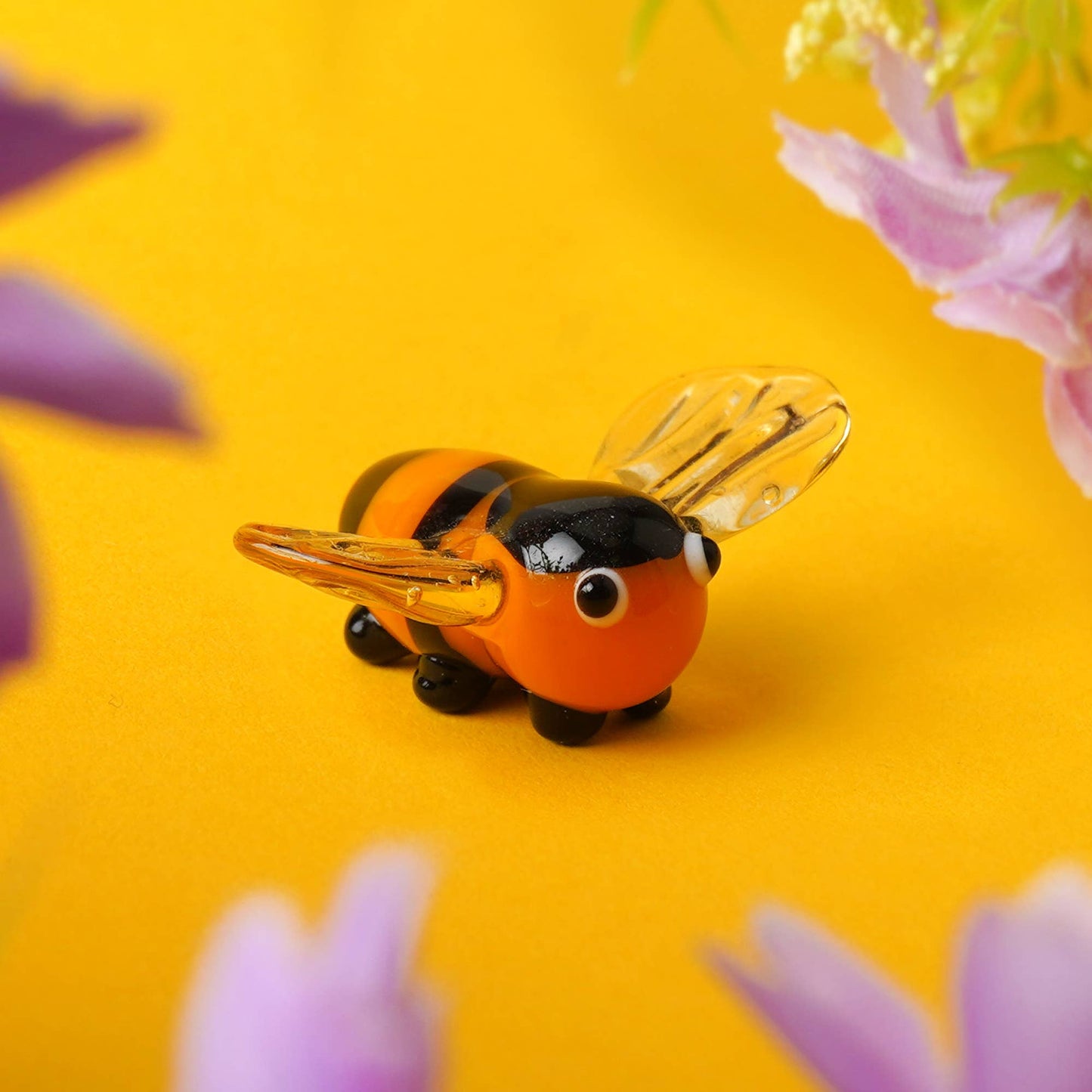 The Beekeeper Glass Bumblebee Ornament