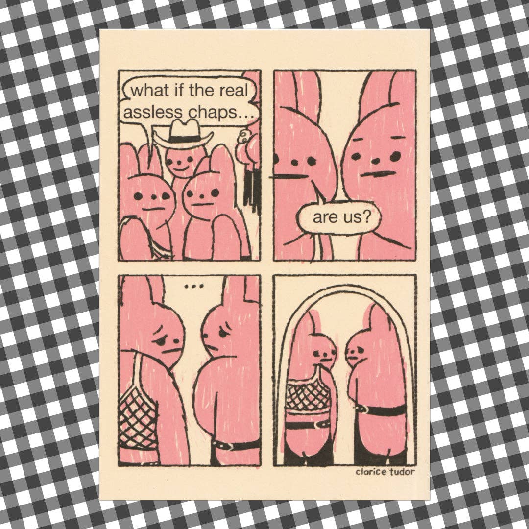 Assless Chaps A5 Print