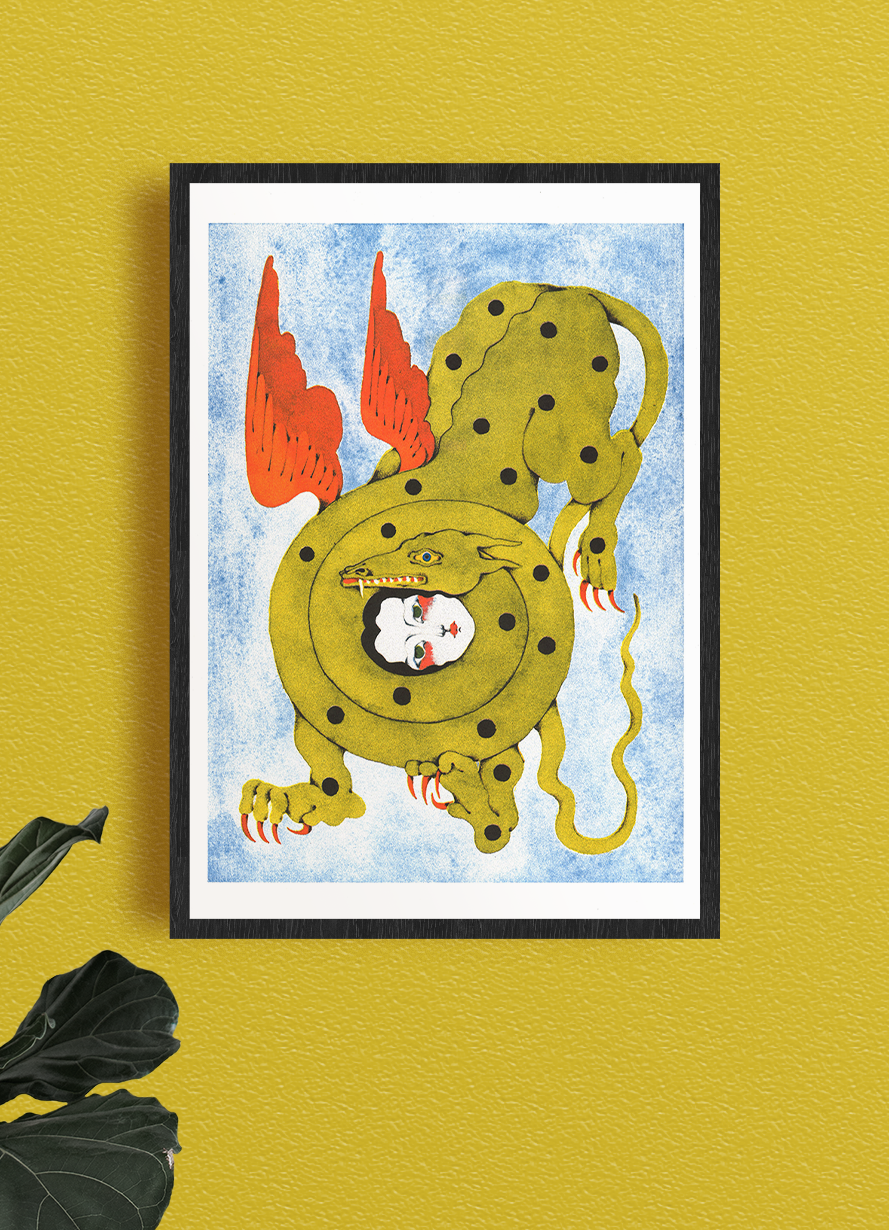 The Kiss A3 Print