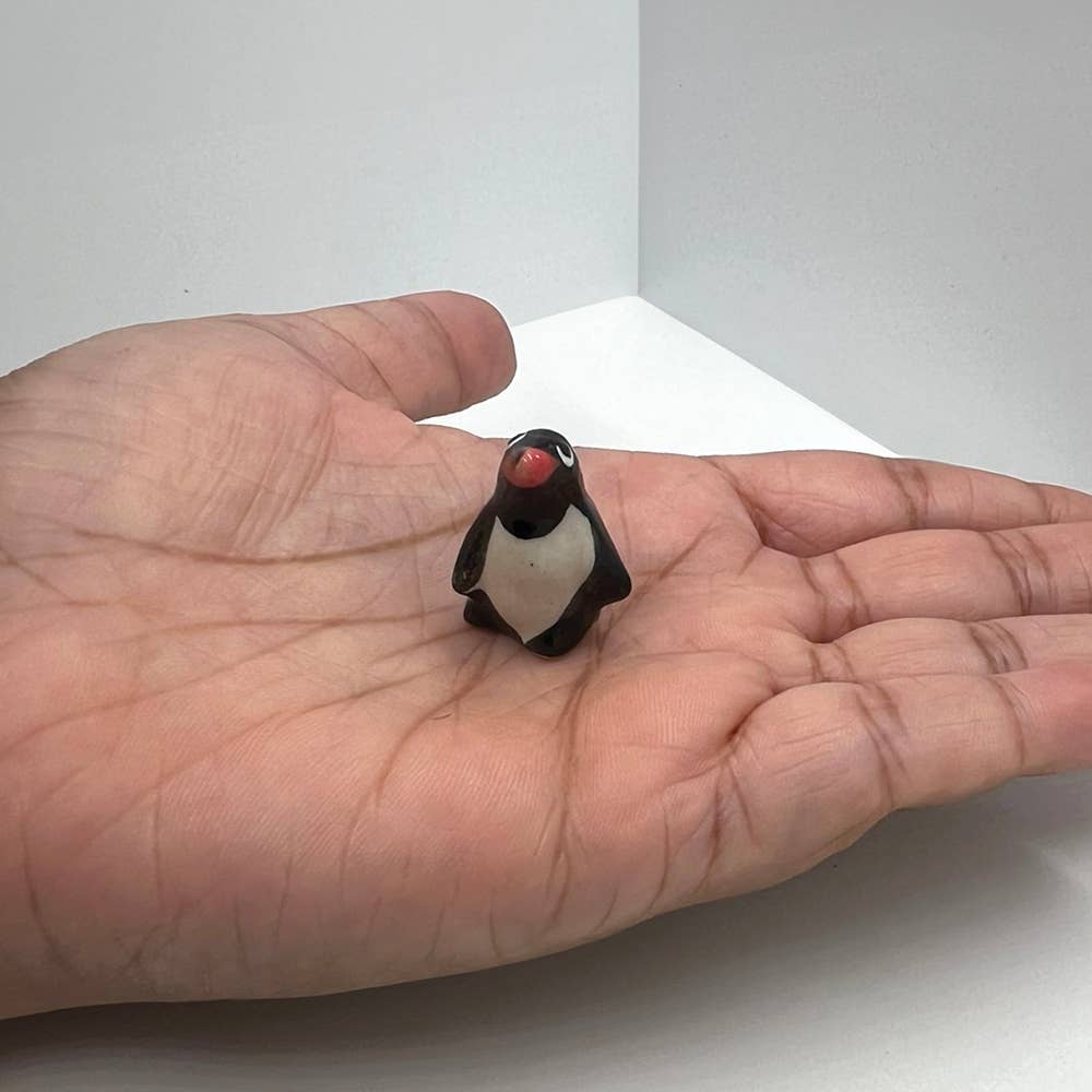 Mini Ceramic Figurines, Assorted Colour, Approx. 2cm: Wild Cat (#35)