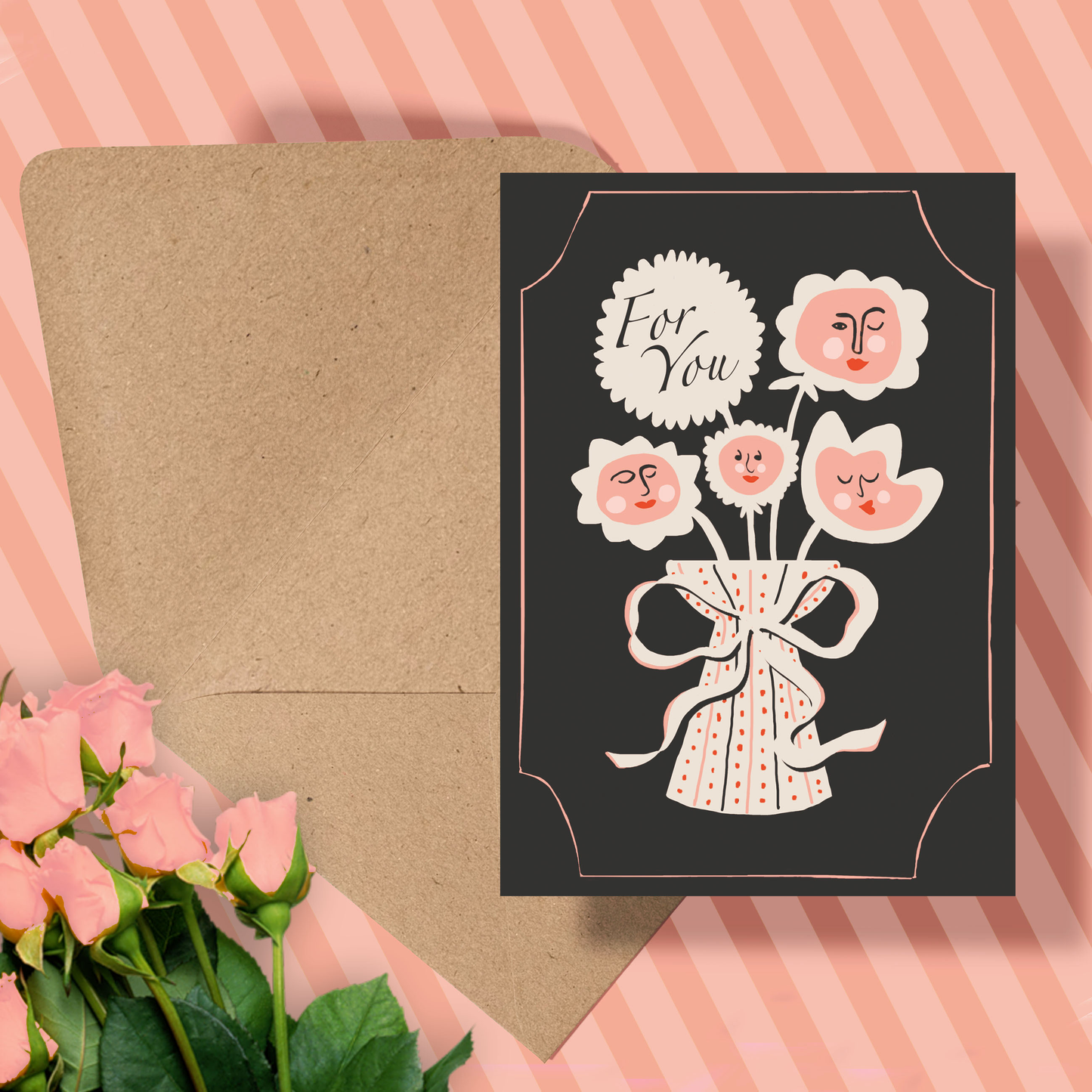 For You! - floral everyday card