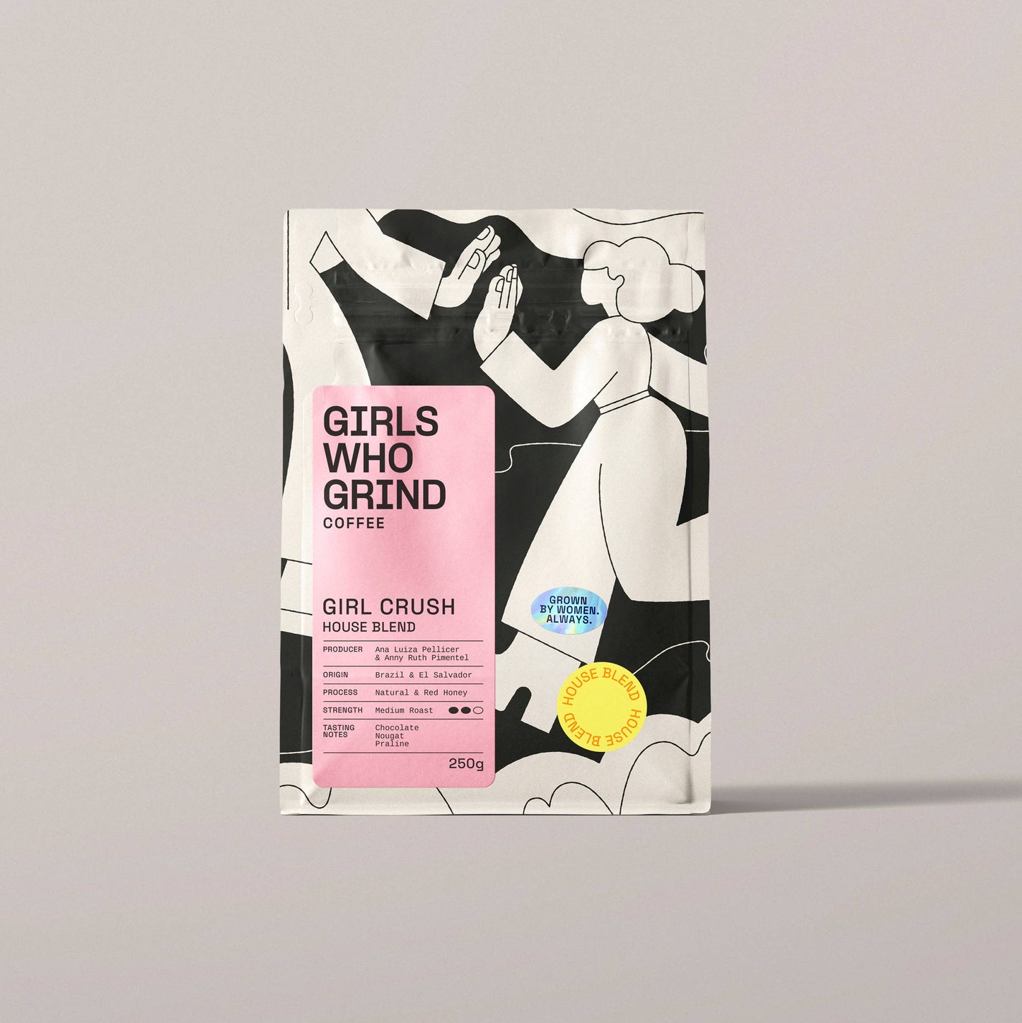 Coffee, Girl Crush blend. El Salvador & Brazil.: Paper Filter / 250g