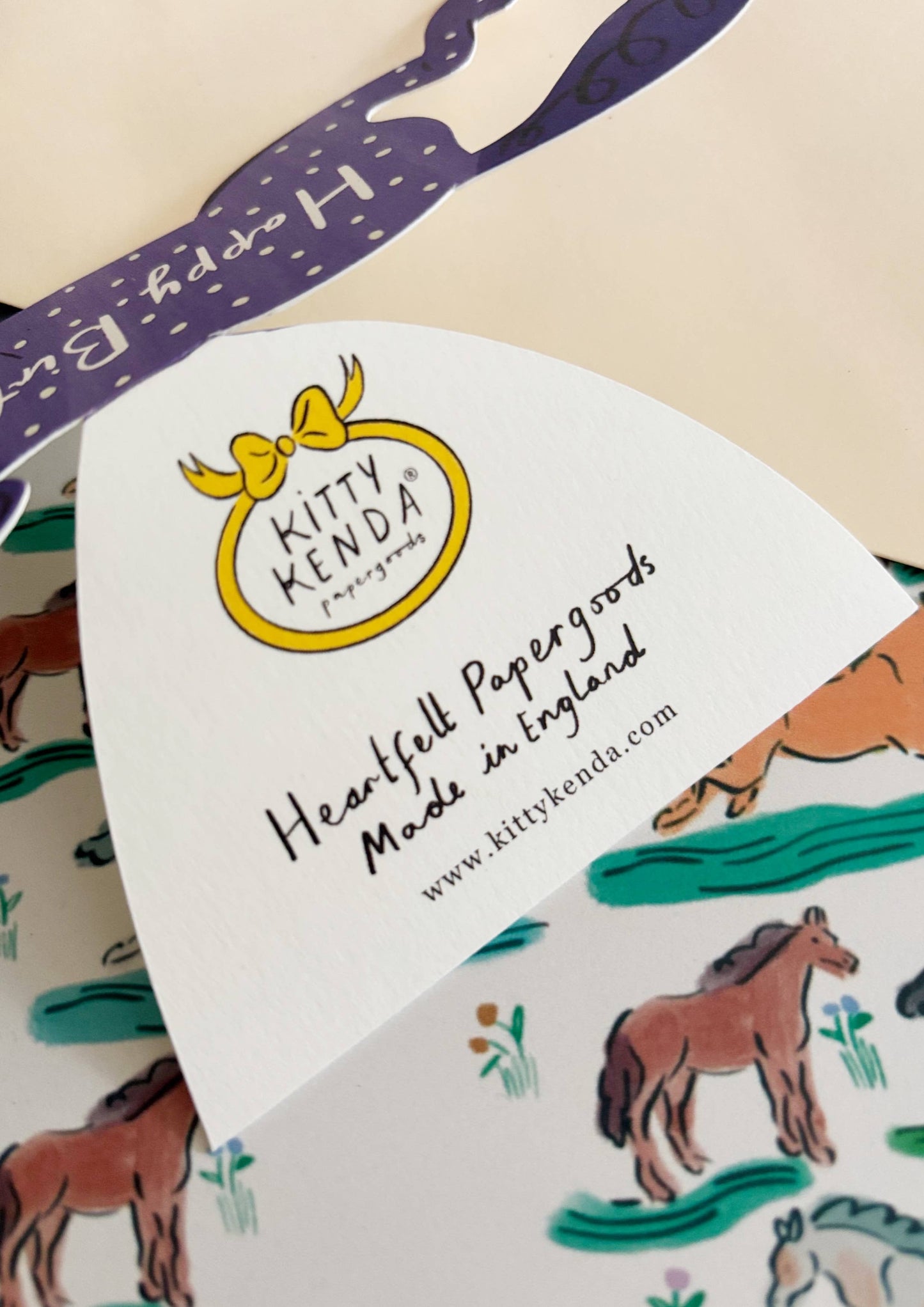 Wild Horse Shaped Greeting Card  