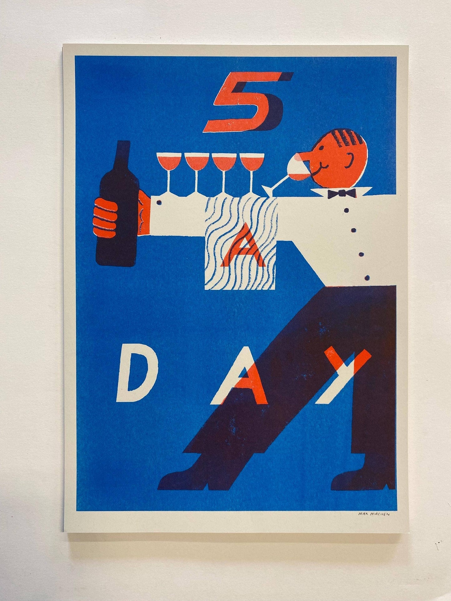 5 a Day riso print (A3)