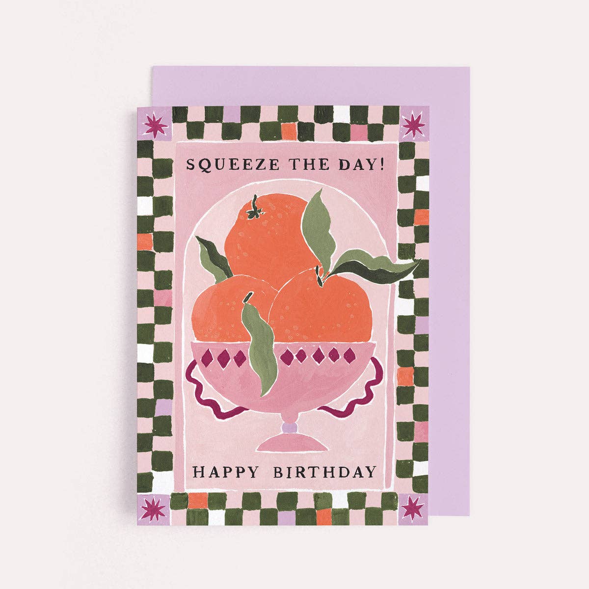 Squeeze The Day Oranges Card | Pun Birthday Cards