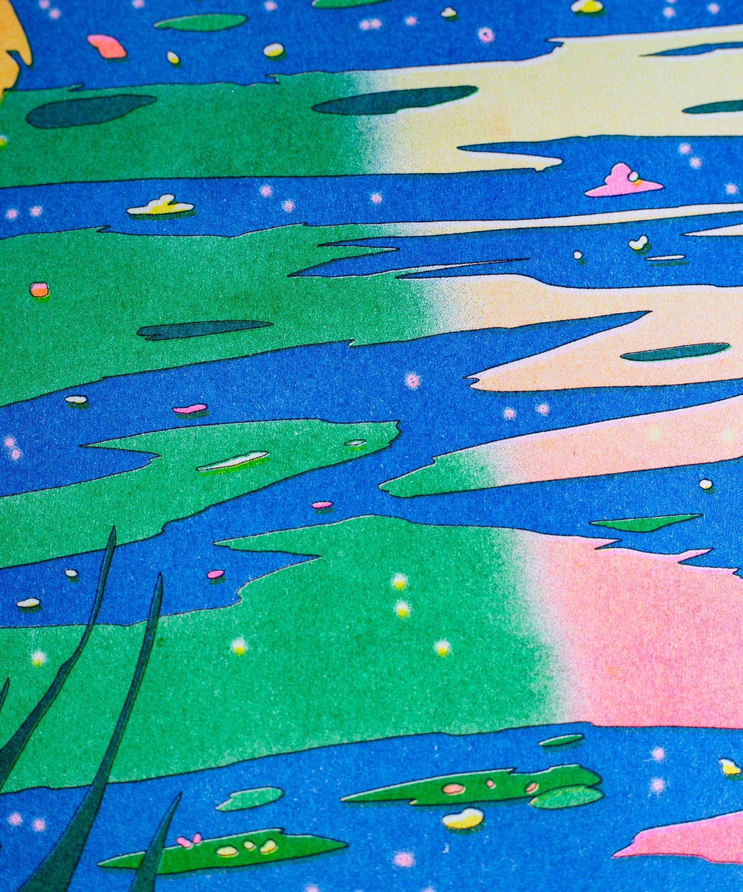 Display - The Water-Lily Pond, Pink Harmony - María Medem