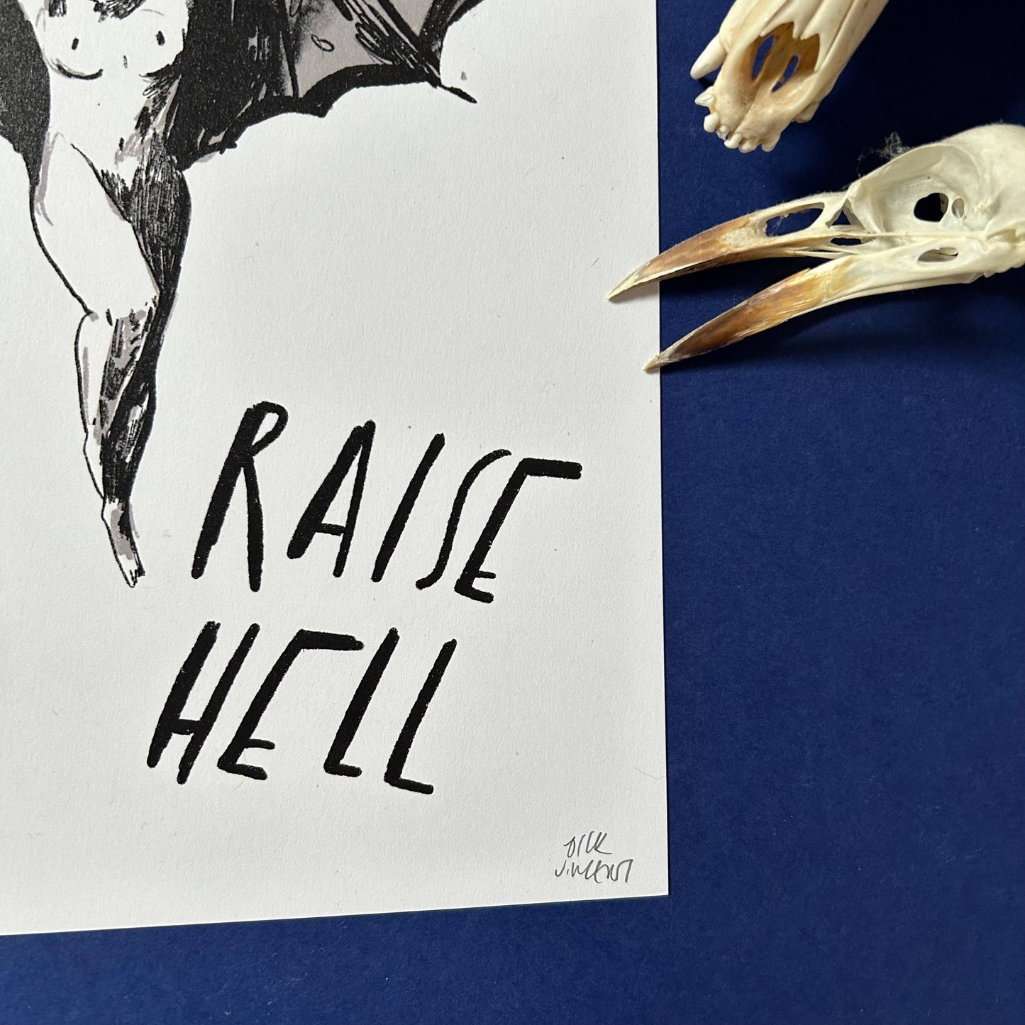 Raise hell print 