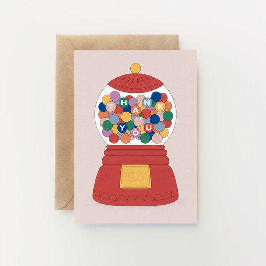 'Thank You' Greetings Card
