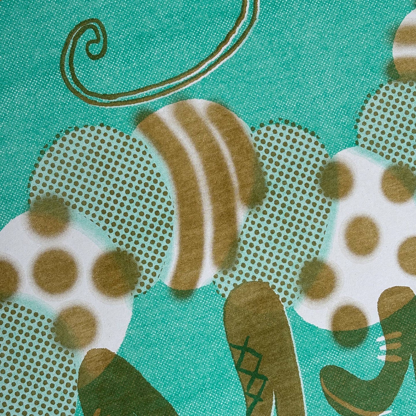 A3 Riso Print - Caterpillar