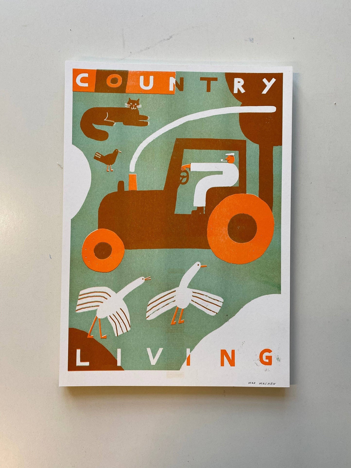 Country living riso print (A3)