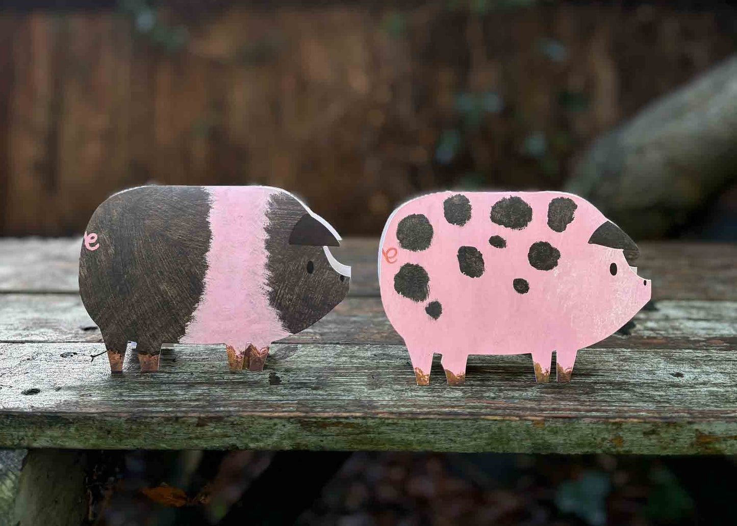 Striped Pig Birthday | Father’s Day Card | Kid Birthday Card