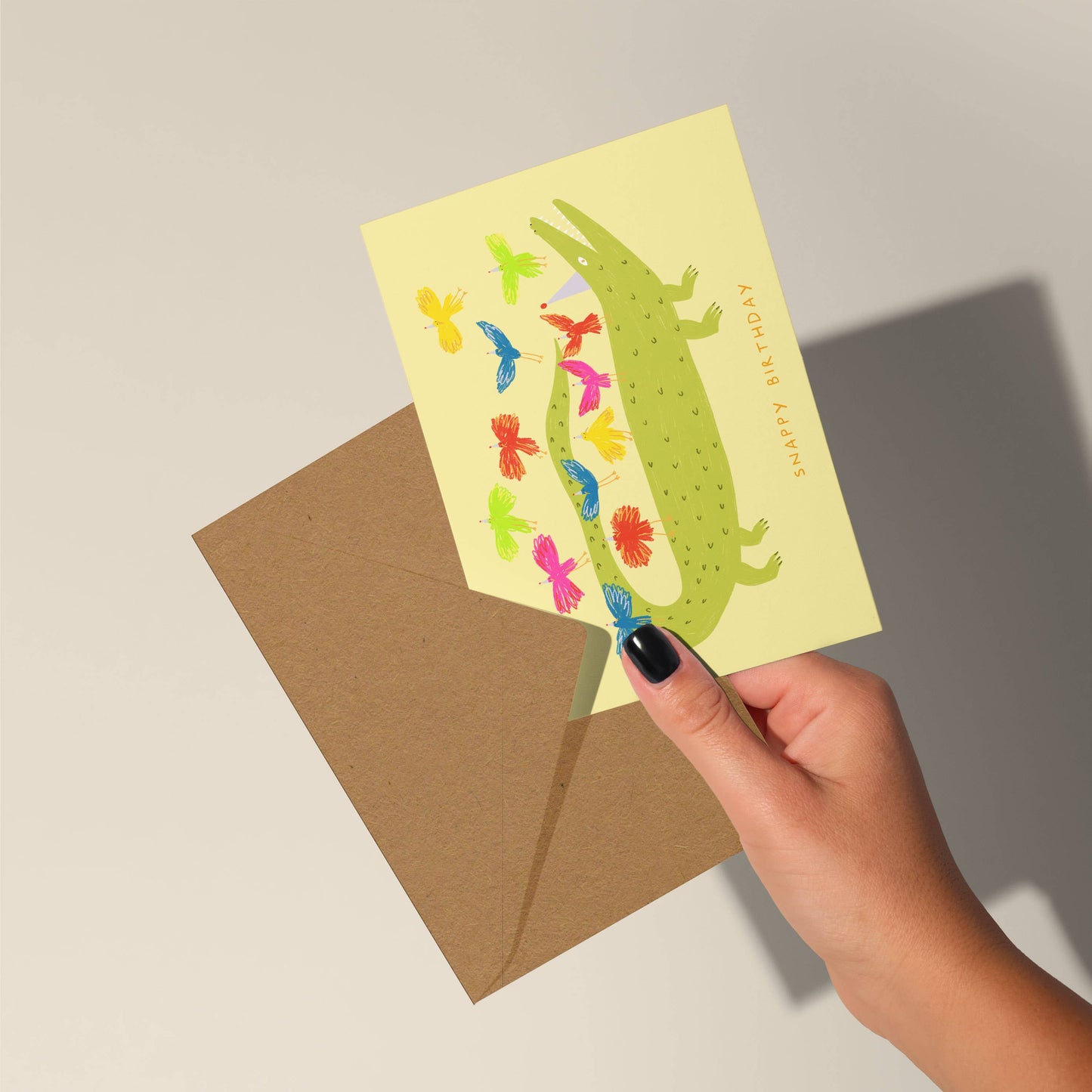Crocodile Snappy Birthday Card | Animal Kids Birthday Card