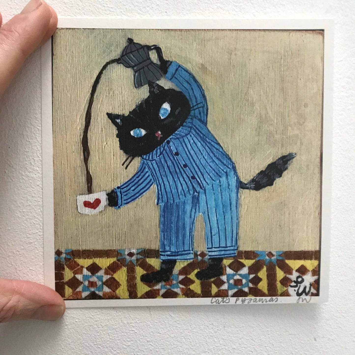 Small square print-Cat’s Pyjamas