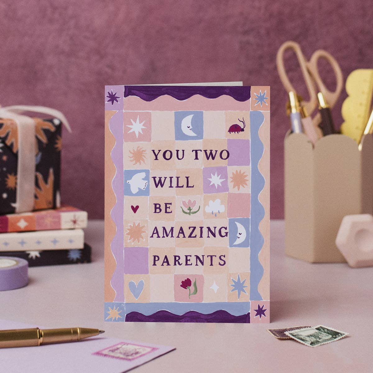 You'll Be Amazing Parents Card | New Parents Baby Cards