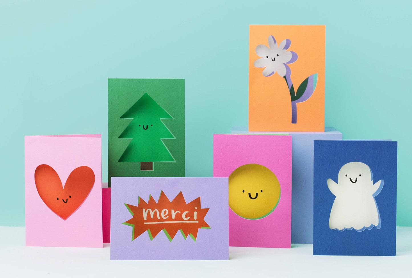 Christmas Tree Card - Die Cut Xmas