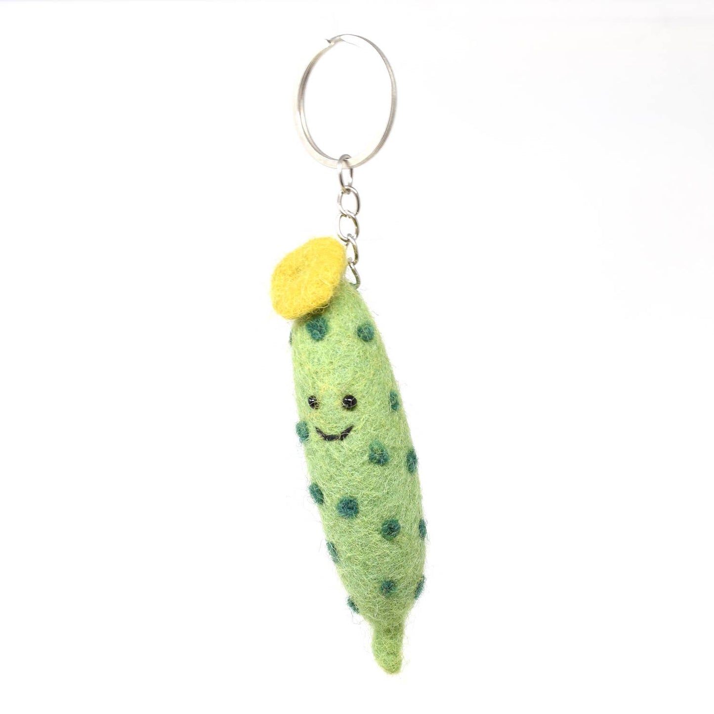 Felt Keychain - Gherkin Pickle Felt Keyring