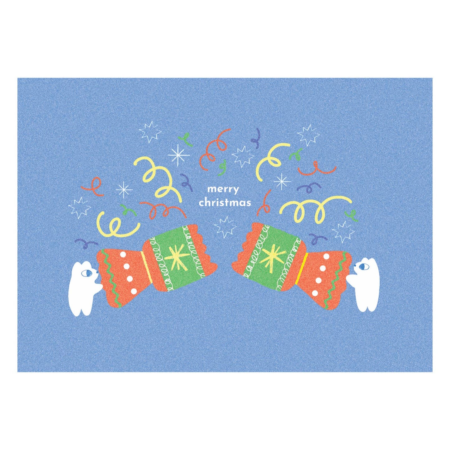 Christmas Cracker A6 Christmas Card, Landscape