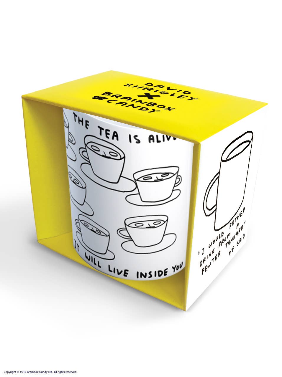 David Shrigley Mug Tea Is Alive