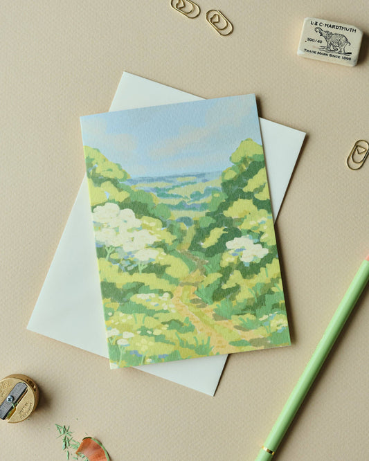 The Valley Greetings Card