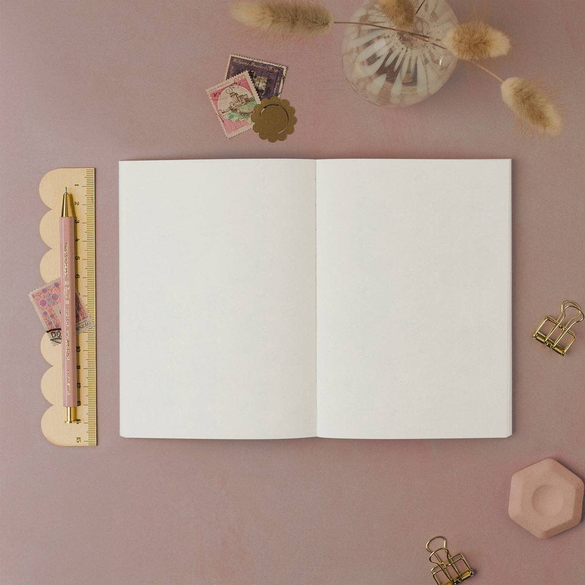 Smiling Sun Pocket Notebook | Plain Page Mini Blank Journal