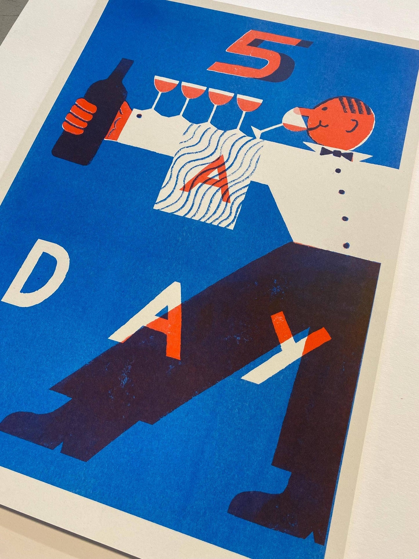 5 a Day riso print (A3)