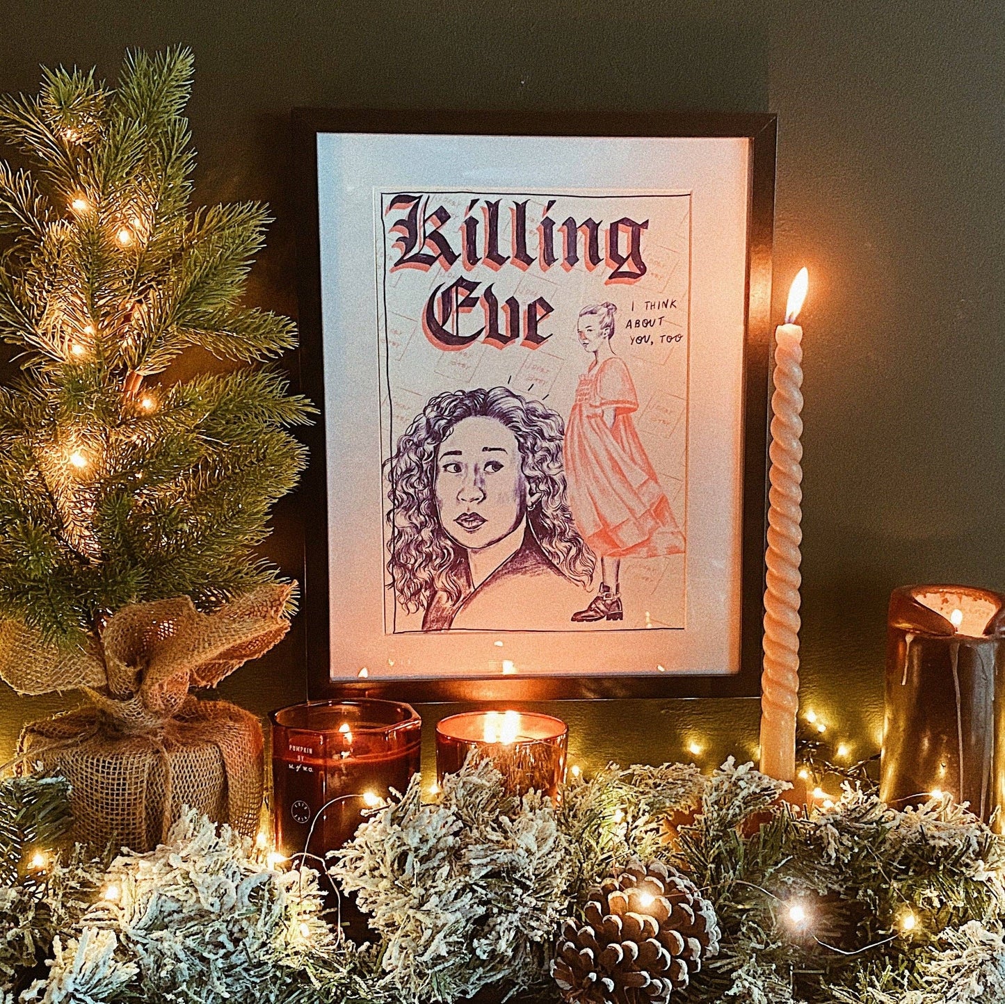 Killing Eve A4 art print