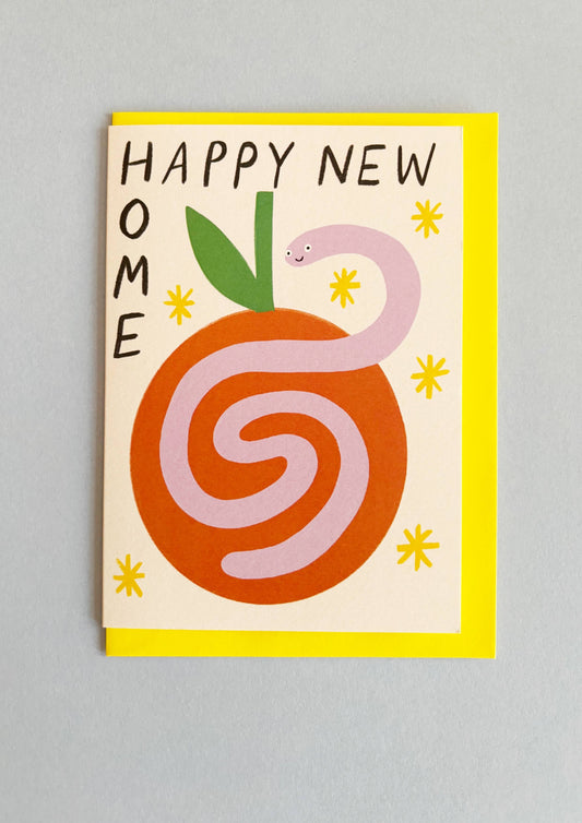 Apple Happy New Home Greeting Card