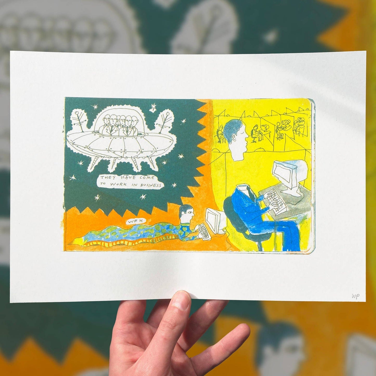Work - A4 Riso Print