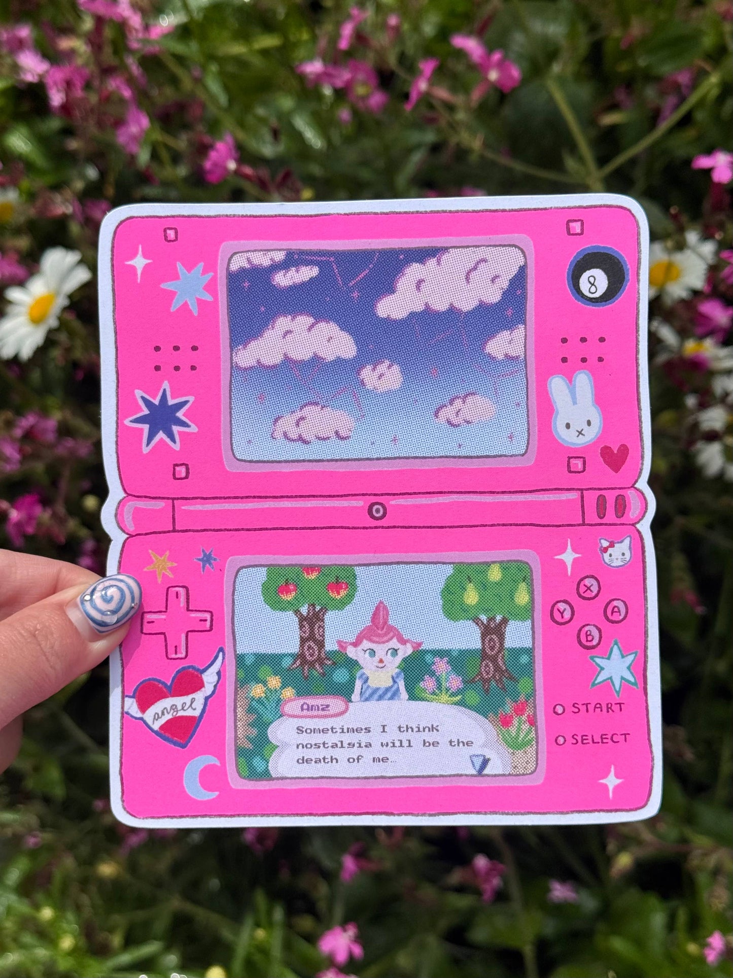 Nostalgic Game Mini Postcard Print
