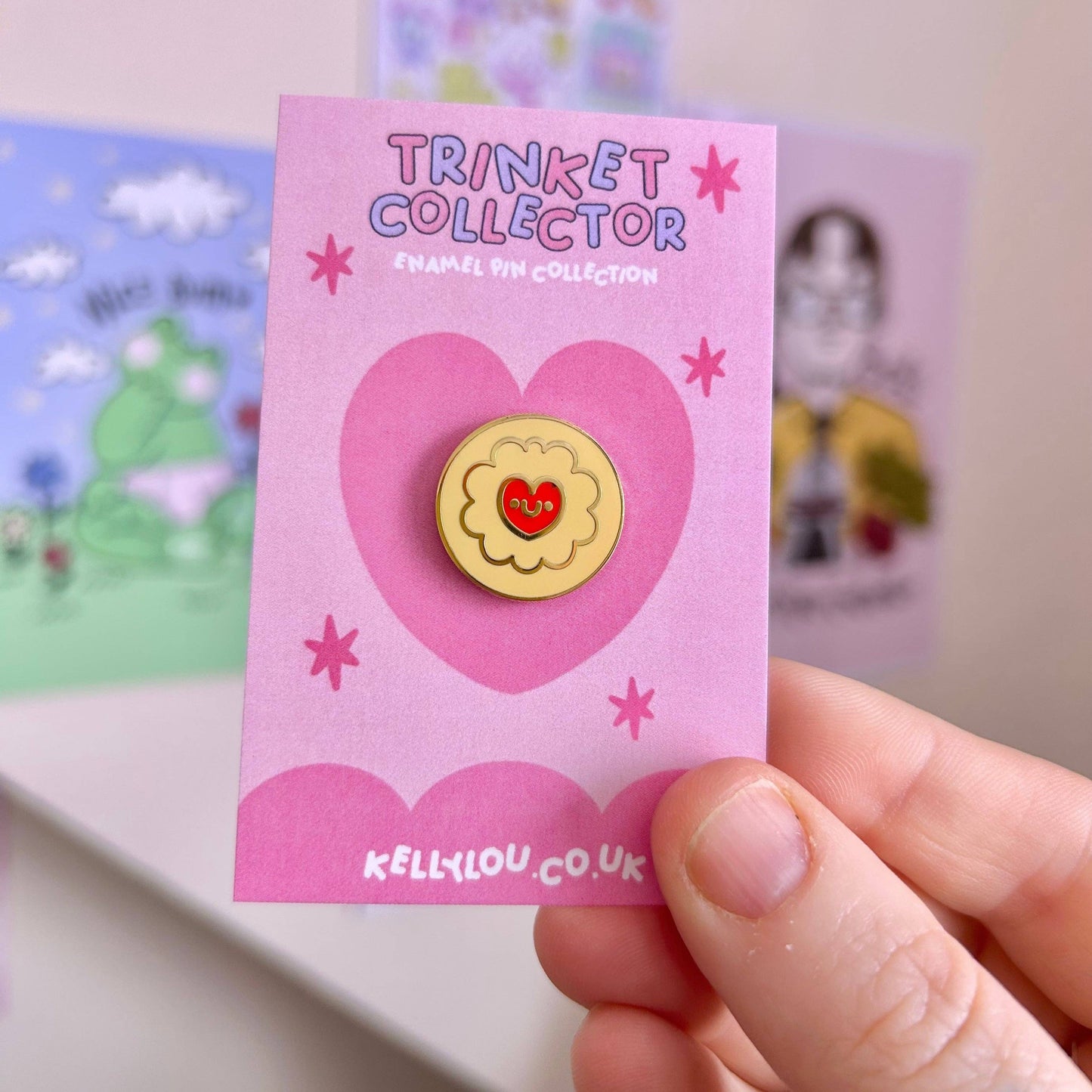 Jammie Biscuit -  Mini Enamel Pin