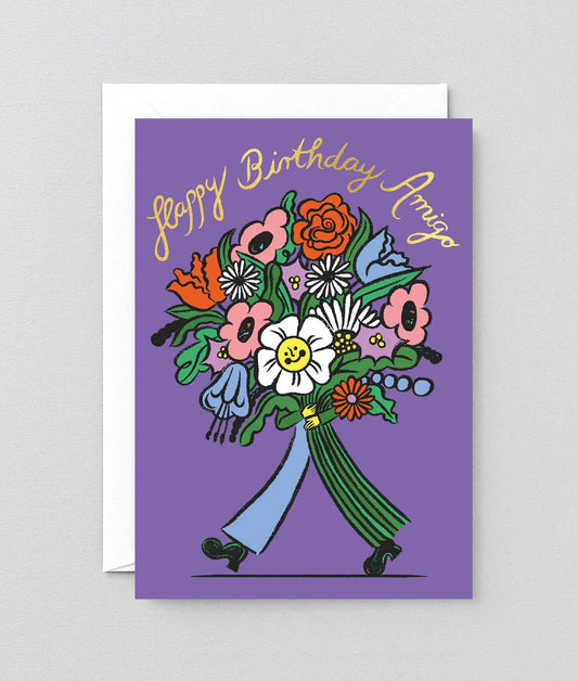 Happy Birthday Amigo' Greetings Card