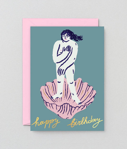 Goddess Aphrodite Birthday Card
