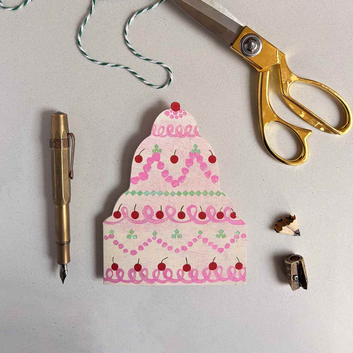 Wedding Cake Greeting Card
