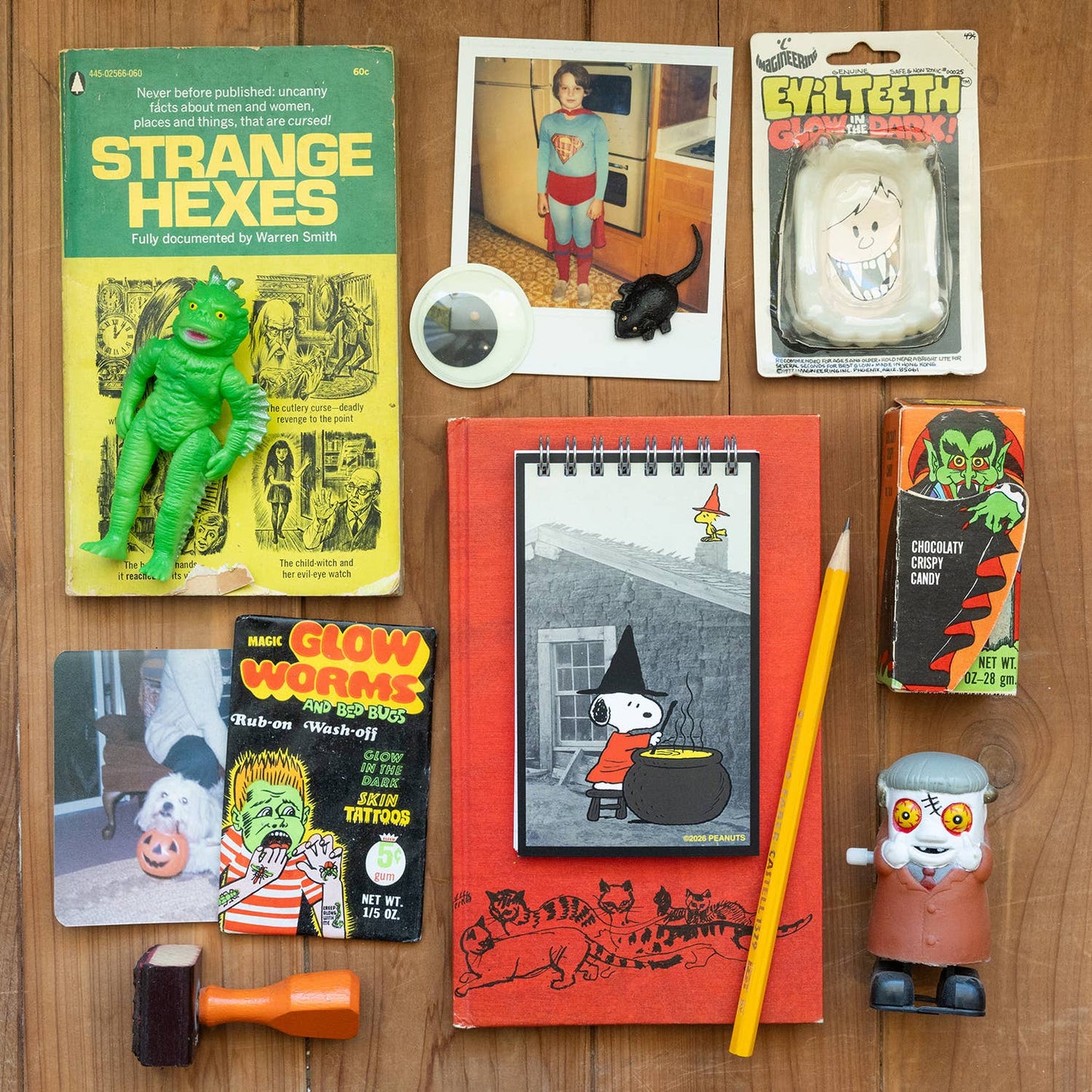 3P4 x Peanuts® Halloween - Snoopy Witch Mini Notebook